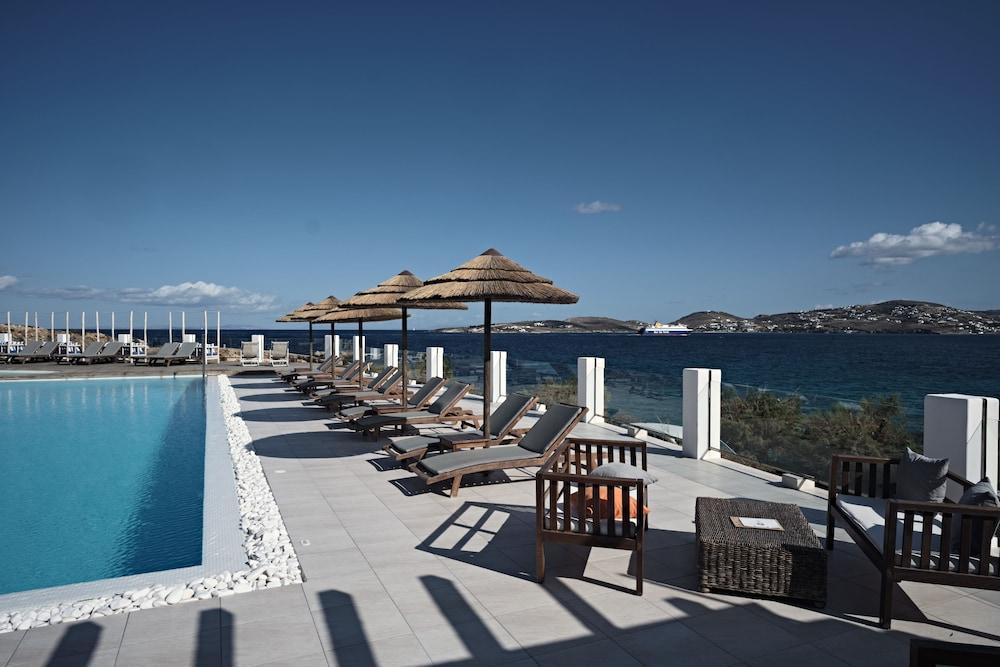 Paros Bay Hotell Parasporos Eksteriør bilde