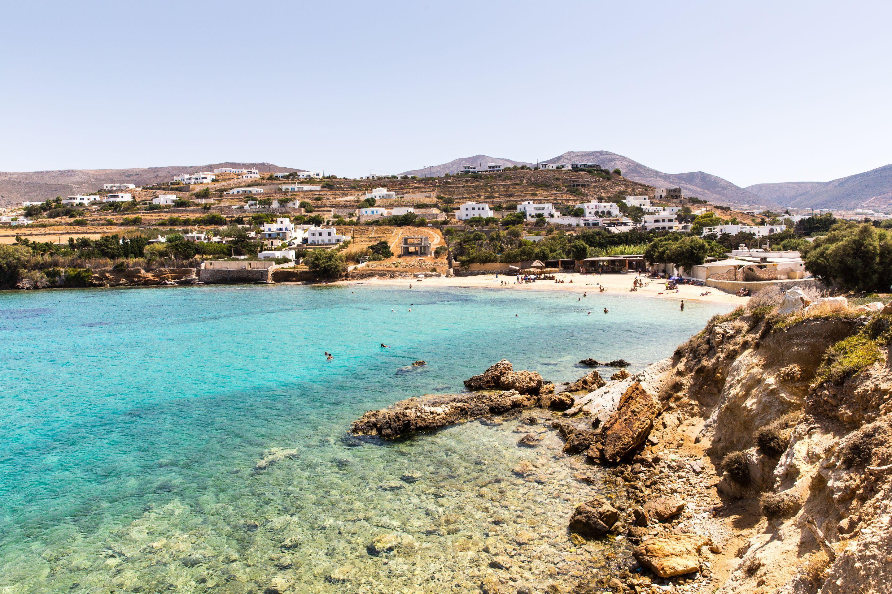 Paros Bay Hotell Parasporos Eksteriør bilde