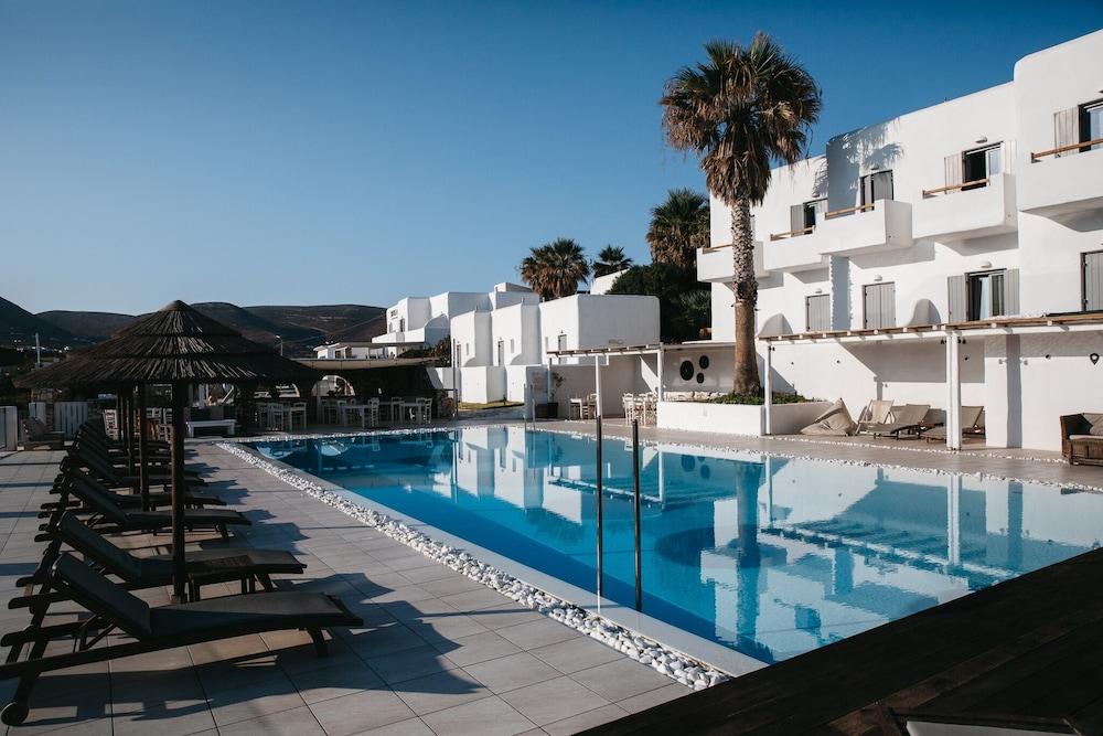 Paros Bay Hotell Parasporos Eksteriør bilde